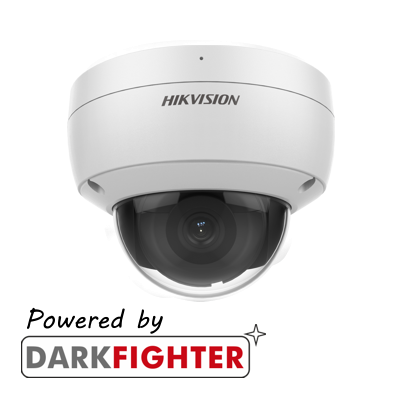 HikVision: DS-2CD2146G2-ISU(4mm)(C), 4MP Dome Camera, AcuSense, Darkfighter, Built-in Mic, 12V DC & PoE, Internal Use