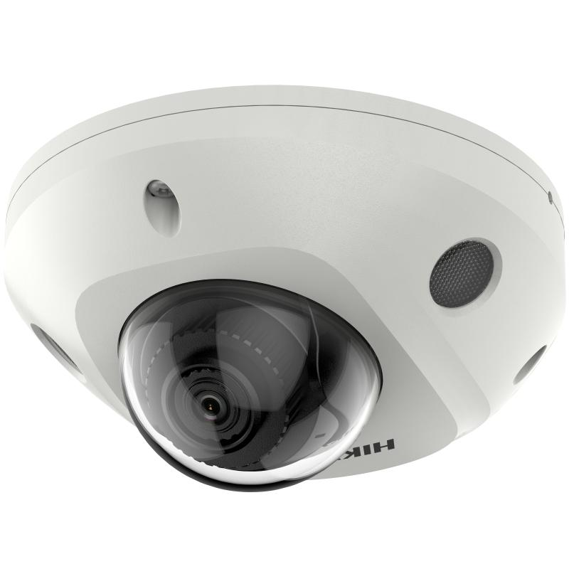 HikVision: DS-2CD2546G2-IS(4mm)(C)(O-STD), 4 MP AcuSense Mini Dome Camera, WDR, IP67, IK08, 12 VDC, PoE