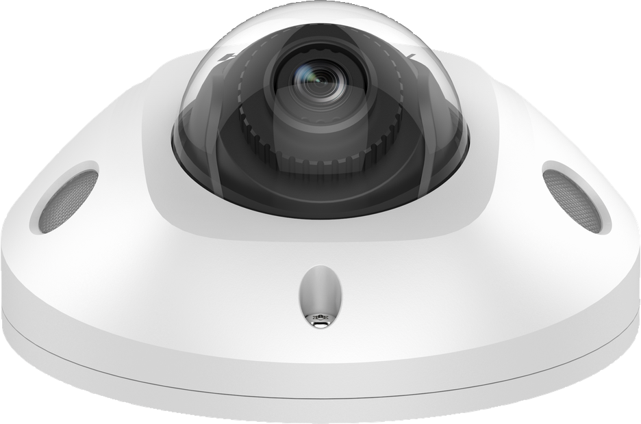 HikVision: DS-2CD2546G2-IS(2.8mm)(C), 4MP Mini Dome Camera, IR 40m, IP67, Built-in Microphone, Vandal Resistant