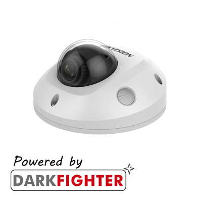 HikVision: DS-2CD2546G2-IS(2.8mm)(C), 4MP Mini Dome Camera, IR 40m, IP67, Built-in Microphone, Vandal Resistant