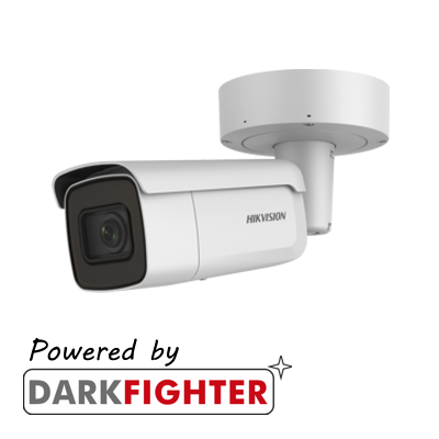 HikVision: DS-2CD2686G2-IZS(C), 8MP AcuSense Motorized Varifocal Bullet Camera with IR, 50m, H.265+, 12V DC & PoE