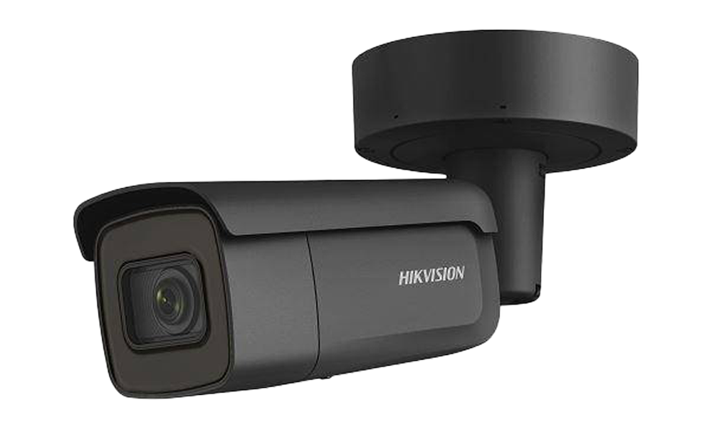 HikVision: DS-2CD2646G2-IZS, 4MP Motorised Varifocal Lens Bullet Camera, 60m IR, IP66, Black