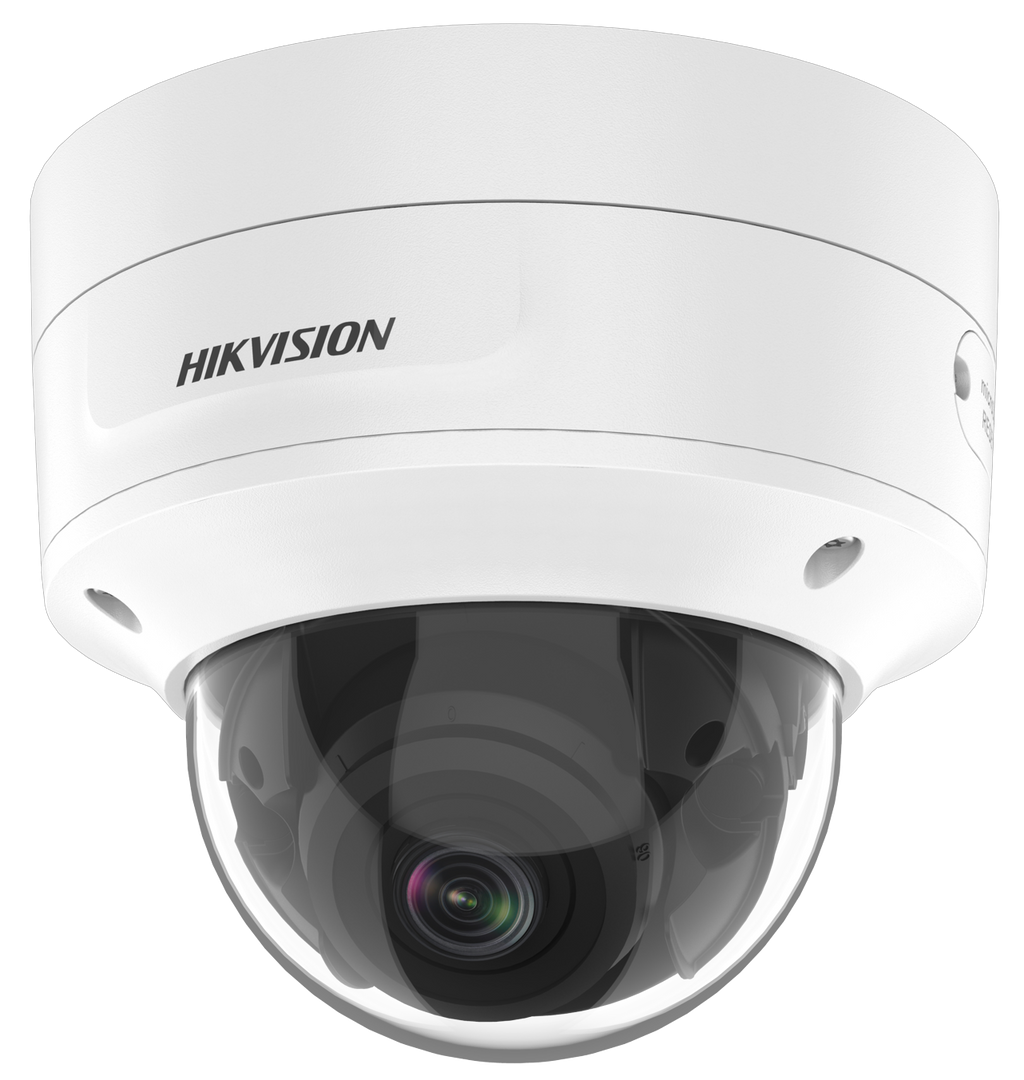 Hikvision: DS-2CD3756G2-IZS(2.7-13.5mm)(C), 5MP Varifocal Dome Camera, Darkfighter, IK10, 40m IR, 12V DC & PoE