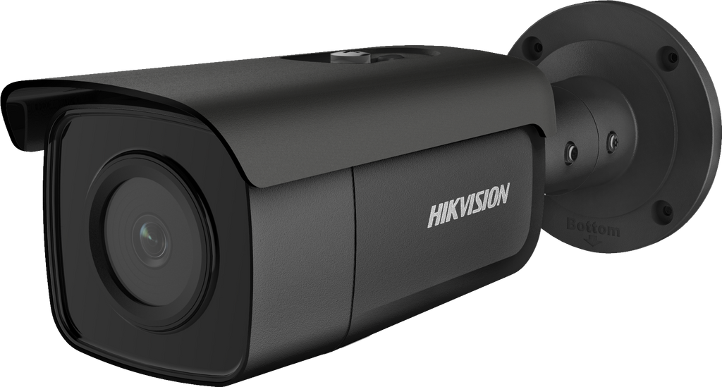 Hikvision: DS-2CD2T86G2-2I(2.8mm)/BLACK(C), 8MP Fixed Lens Darkfighter Bullet Camera, IP67