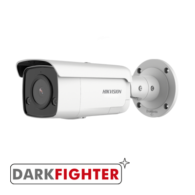 HikVision: DS-2CD2T86G2-ISU/SL(4mm)(C), 8MP Darkfighter Bullet Camera, Fixed Lens, IP67, AcuSense Technology