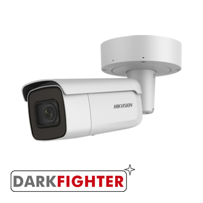 HikVision: DS-2CD2666G2-IZS(C), 6MP Motorized Varifocal Bullet Camera, IR 60m, IP66, 12V DC & PoE, H.265+