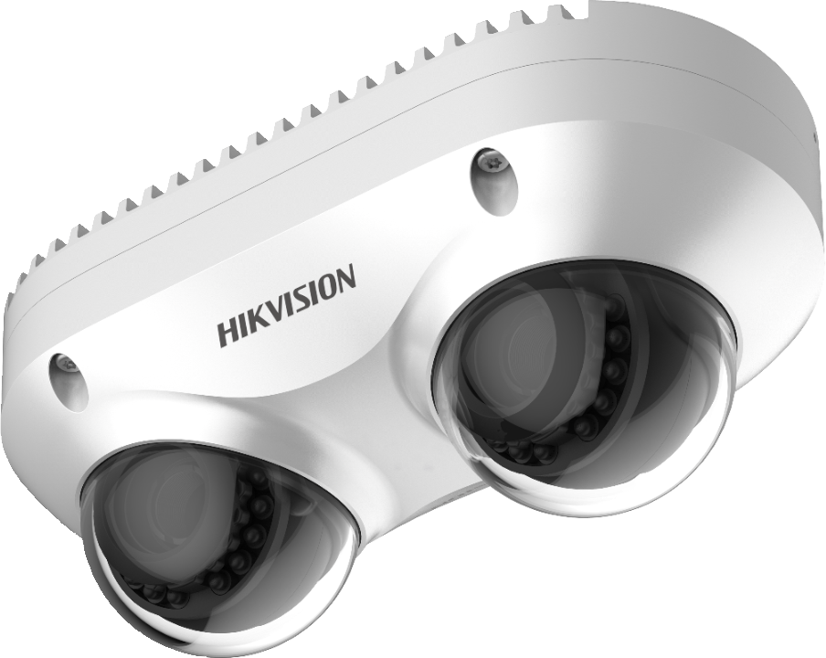 Hikvision: DS-2CD6D52G0-IHS, PanoVu 5MP Dual-Directional Camera, 2.8mm Lens, IP67, 10m IR, IK10, H.265+ Compression