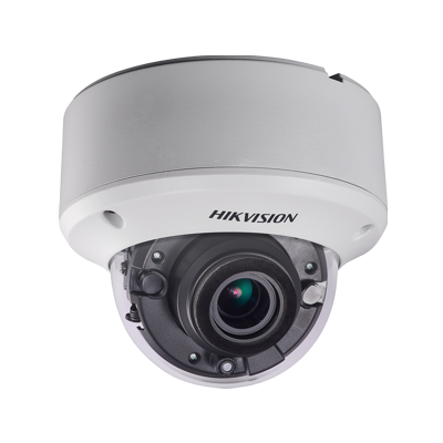 HikVision: DS-2CE56D8T-VPIT3ZE, 2MP Ultra Low Light Dome Camera, 2.8-12mm Varifocal Lens, PoC, IP67, Vandal-Resistant, White
