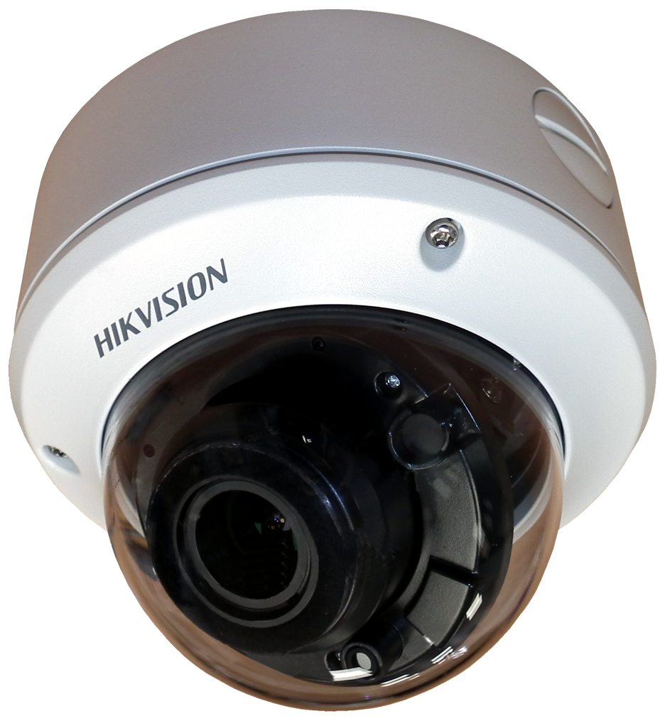 HikVision: DS-2CE56D8T-VPIT3ZE, 2MP Ultra Low Light Dome Camera, 2.8-12mm Varifocal Lens, PoC, IP67, Vandal-Resistant, White