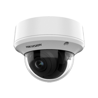 HikVision: DS-2CE5AH0T-VPIT3ZE(C), 5MP Motorized Varifocal Dome Camera, 2.7-13.5mm Lens, True Day/Night, IK10, 40m IR, PoC, IP67