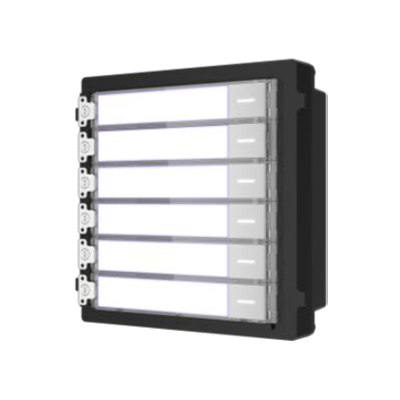 HikVision: DS-KD-KK, Video Intercom Nametag Module, One-Touch Dial, Backlight Compensation, IP65, 98.21mm x 100.21mm x 33.7mm