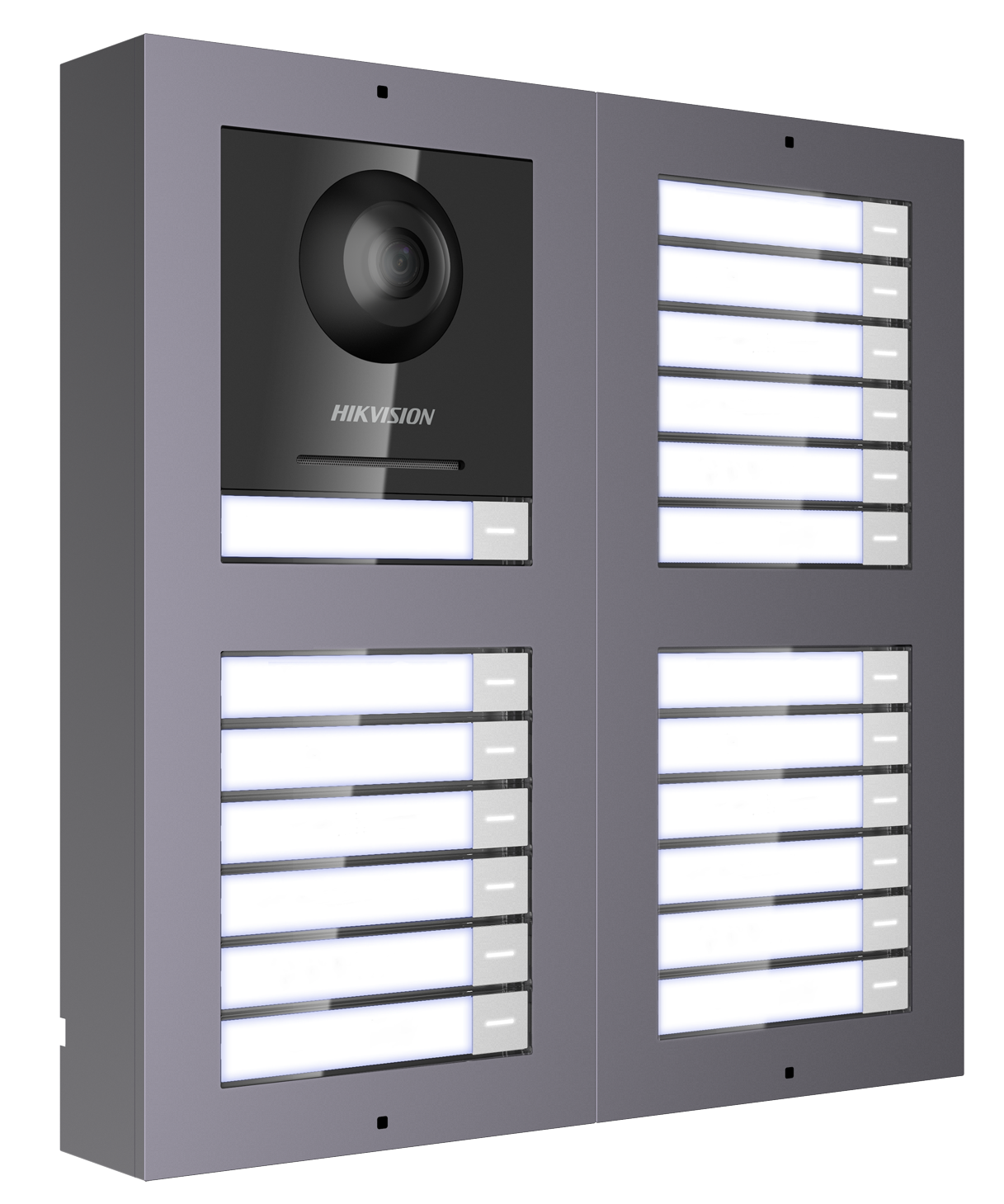 HikVision: DS-KD-KK, Video Intercom Nametag Module, One-Touch Dial, Backlight Compensation, IP65, 98.21mm x 100.21mm x 33.7mm