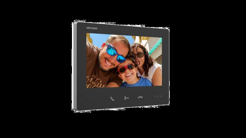 HikVision: DS-KH7300EY-TE2, 7-Inch Touch Screen HD Indoor Station, 1024x600 Resolution, User-Friendly Design