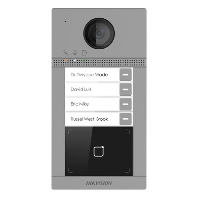HikVision: DS-KV8413-WME1(C), Video Intercom Villa Door Station, Wifi Enabled, 2MP HD Camera, Aluminium Alloy, IP65, IK08