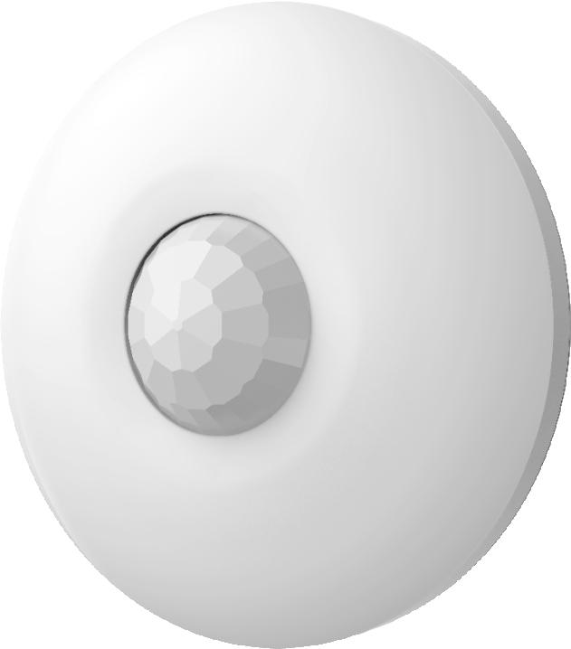 HikVision: DS-PDCL12-EG2-WE, AX PRO Wireless PIR Ceiling Detector, 360° Detection, Remote Configurable, White