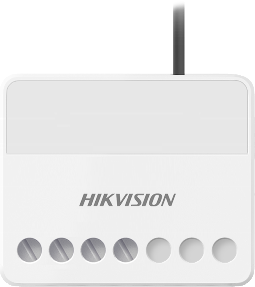 HikVision: DS-PM1-O1H-WE, AX PRO Series Wireless Wall Switch, 868MHz, AES-128 Encryption, LED Status Display