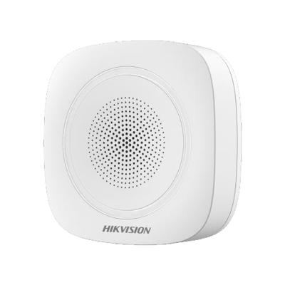 HikVision: DS-PS1-I-WE/Blue, AX PRO Series Wireless Indoor Sounder, Two-Way Communication, 868 MHz, 90-110 dB