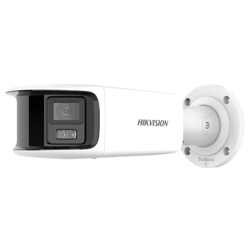 Hikvision: DS-2CD2T87G2P-LSU/SL(C), 8MP Panoramic Fixed Lens Colour Bullet Camera, 4mm, IP67, Smart Motion Detection, Strobe Light and Audio