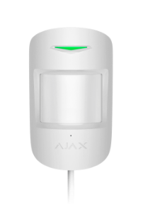 AJAX: FIBRA COMBIPROTECT, Wired Indoor Motion & Glass Break Detector, 12m Range, 24V Power Supply