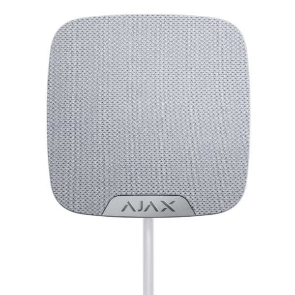 AJAX: FIBRA HOMESIREN, Wired Siren, 24 V, Adjustable Volume 81-105 dB, Customisable Duration, LED Indicator