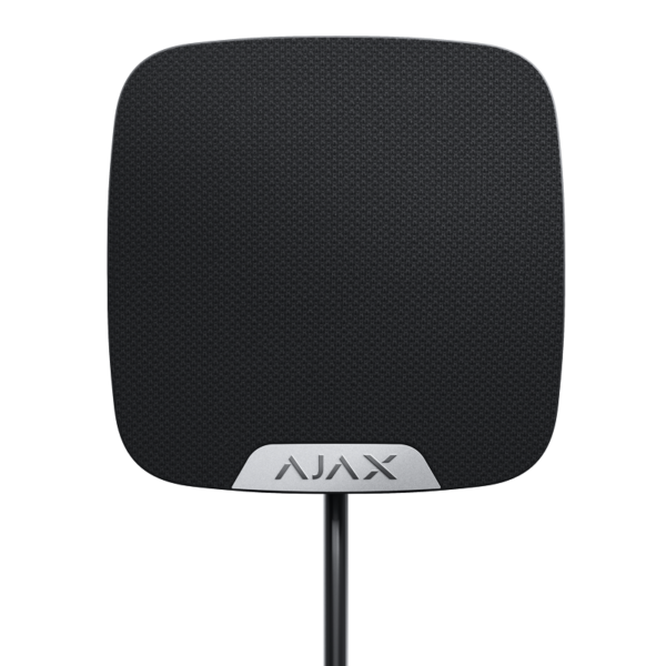 AJAX: FIBRA HOMESIREN, Wired Siren, 24 V, Adjustable Volume 81-105 dB, Customisable Duration, LED Indicator