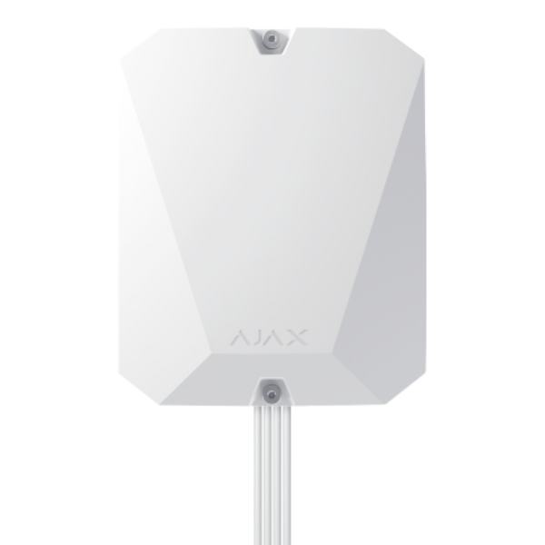 AJAX: FIBRA HUB HYBRID (4G), Control Panel, Ajax Compatible, Max 100 Devices, Black and White