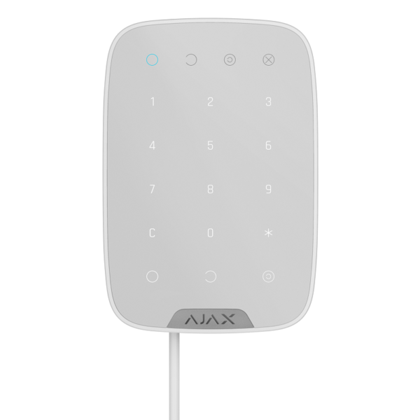 AJAX: FIBRA KEYPAD, Wired Touch Security Keyboard, 24V, Fibra Line Connection
