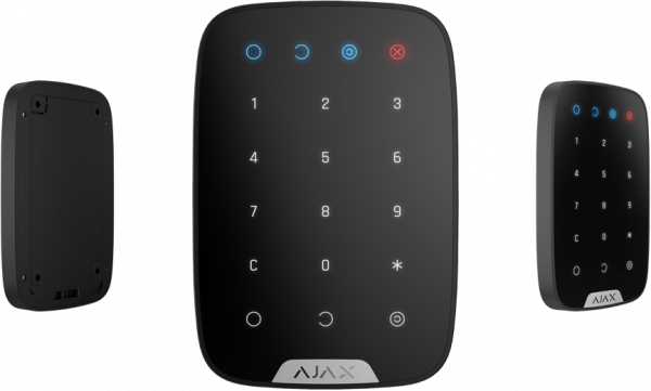AJAX: KEYPAD, Wireless Touch Keypad for Security System, Black/White