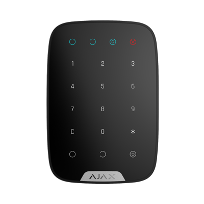 AJAX: KEYPAD, Wireless Touch Keypad for Security System, Black/White