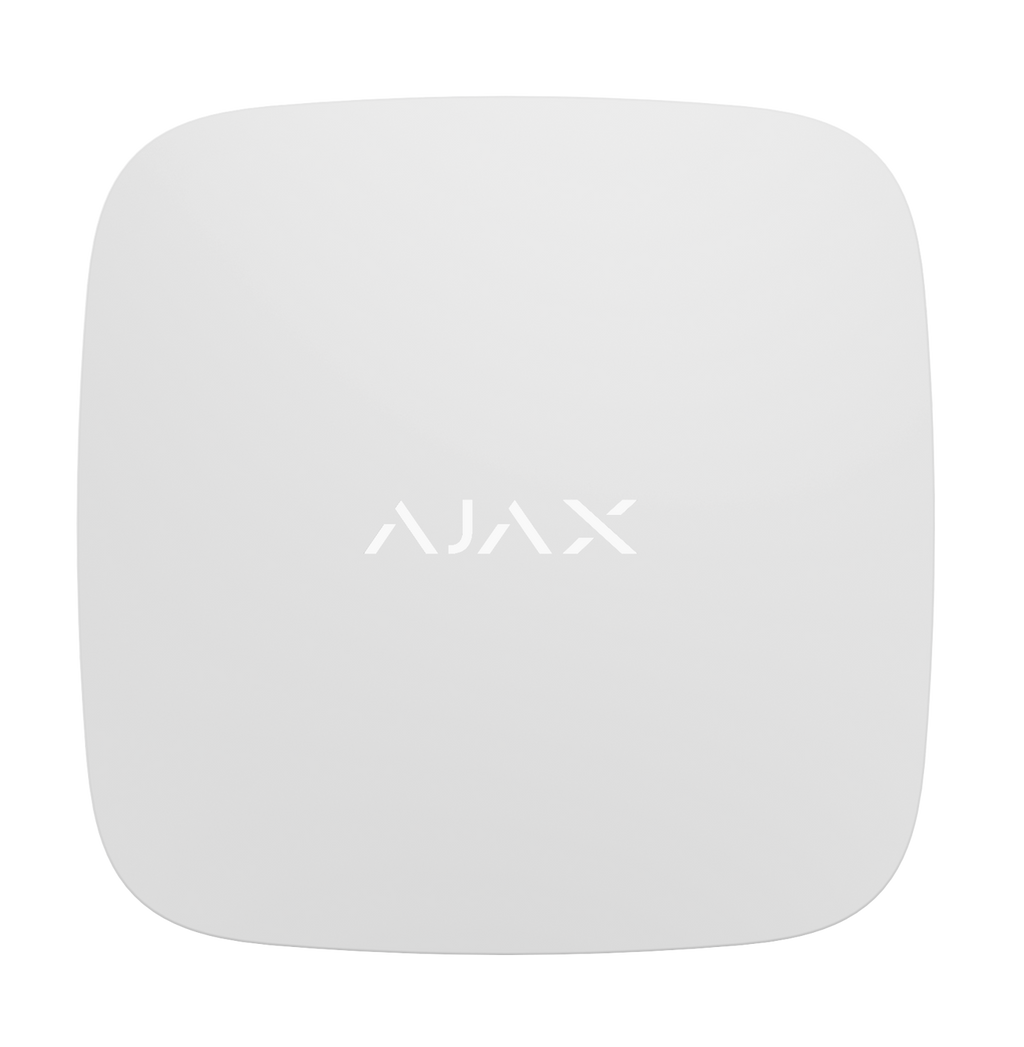 Ajax: REX2(WHITE), Radio Signal Range Extender, 35 km Coverage, Photo Verification, Built-in Backup Battery