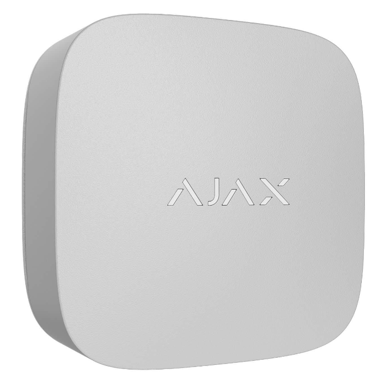 AJAX: LIFEQUALITY, Smart Air Quality Detector, CO2 & Humidity Monitoring, Wireless, Black or White, Sensor, 0.127 kg