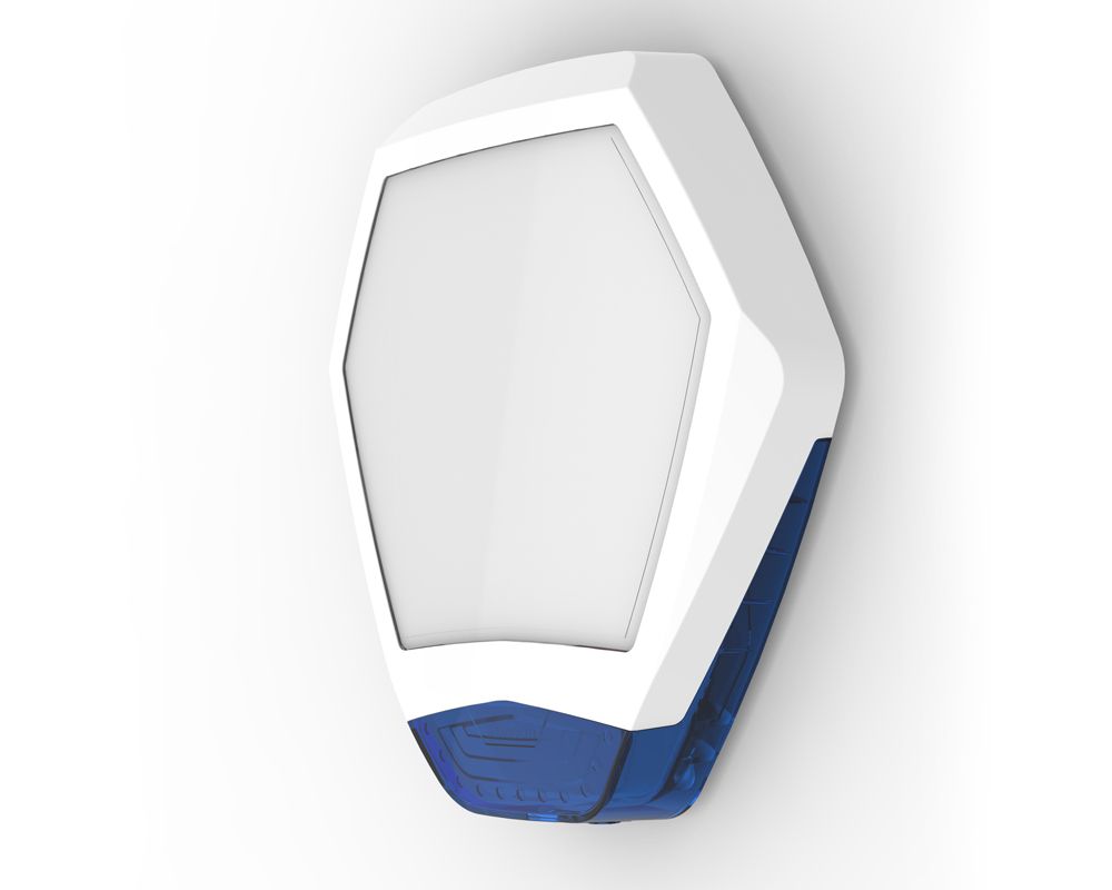 Texecom: WDB-0001, Odyssey X3 Cover, White/Blue, Compatible with Integral Backlights