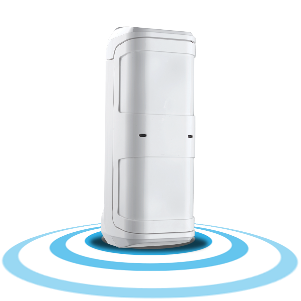 Texecom: AFQ-0002, Premier External TD White Motion Detector, Adjustable Optics, IP65 Rated, Digital Temperature Compensation