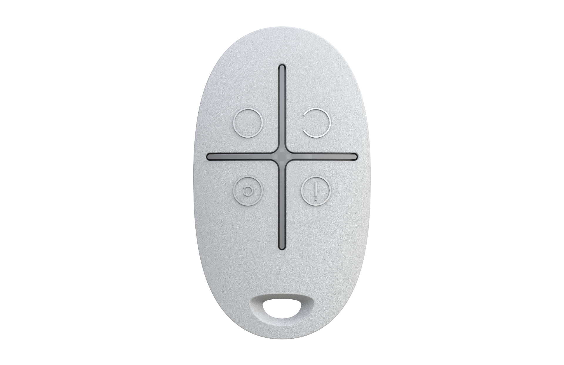 Ajax: SpaceControl(WHITE), Key Fob for Security Modes, Panic Button, White, Up to 1300m