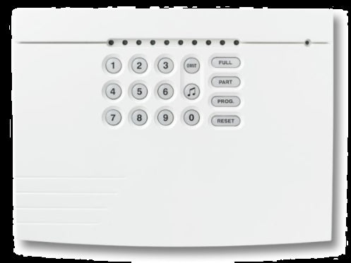 Texecom: CFB-0001, Veritas 8 Compact Control Panel, 8 Zones, Tamper Protection, Key Switch Facility