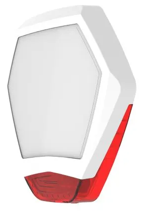Texecom: WDB-0002, Odyssey X3 Cover, White/Red, Integral Backlight, Custom Graphic Insert